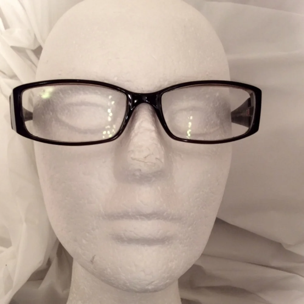 Calvin Klein Brown Rhinestone Eyeglasses Frames